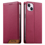 Capa de telemóvel em pele vegana com forte íman e RFID Dierfeng, para iPhone 16, para iPhone 15 Pro Max, para iPhone 15 Pro, para iPhone 15 Plus, para iPhone 15, para iPhone 14 Plus, para iPhone 14 / 13, para iPhone 14 Pro
