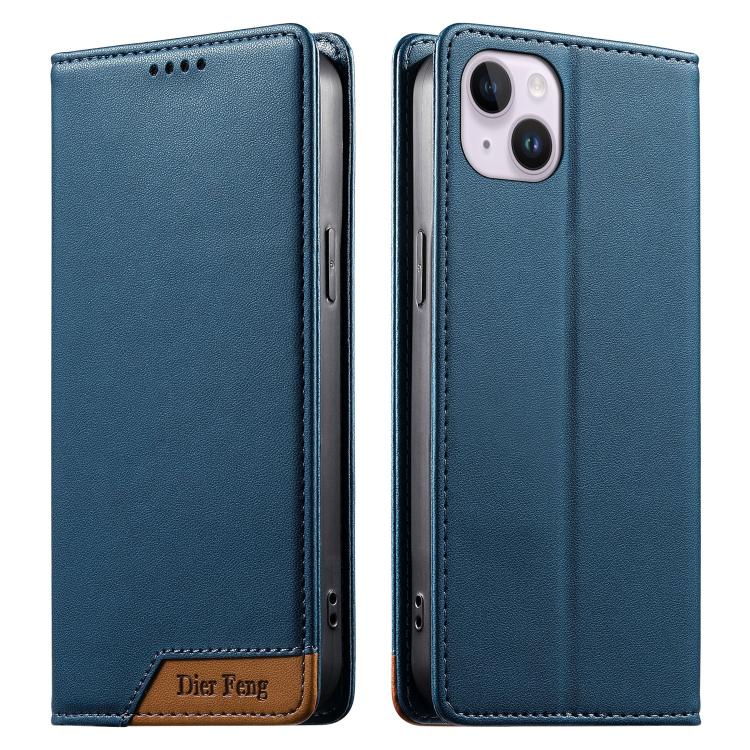 Capa de telemóvel em pele vegana com forte íman e RFID Dierfeng, para iPhone 16, para iPhone 15 Pro Max, para iPhone 15 Pro, para iPhone 15 Plus, para iPhone 15, para iPhone 14 Plus, para iPhone 14 / 13, para iPhone 14 Pro