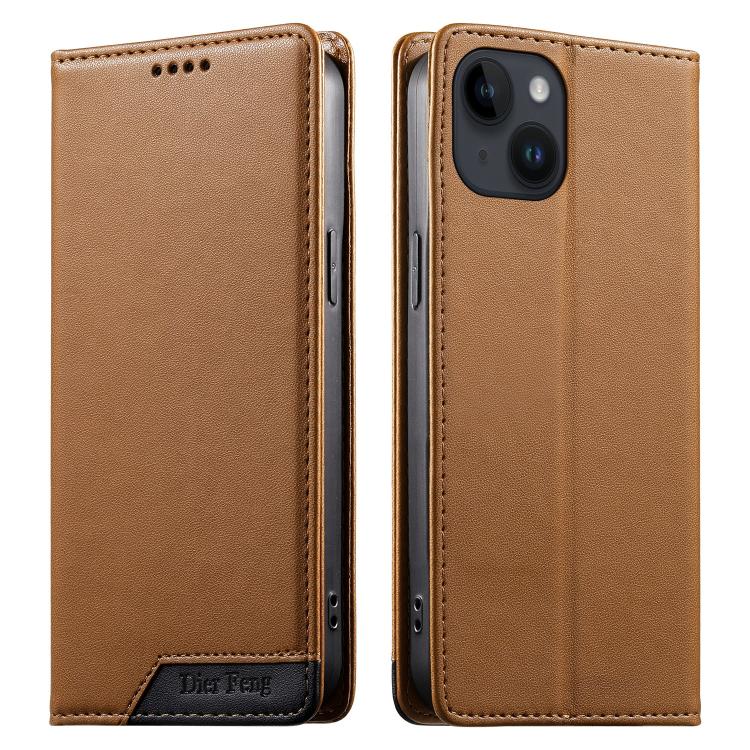 Capa de telemóvel em pele vegana com forte íman e RFID Dierfeng, para iPhone 16, para iPhone 15 Pro Max, para iPhone 15 Pro, para iPhone 15 Plus, para iPhone 15, para iPhone 14 Plus, para iPhone 14 / 13, para iPhone 14 Pro