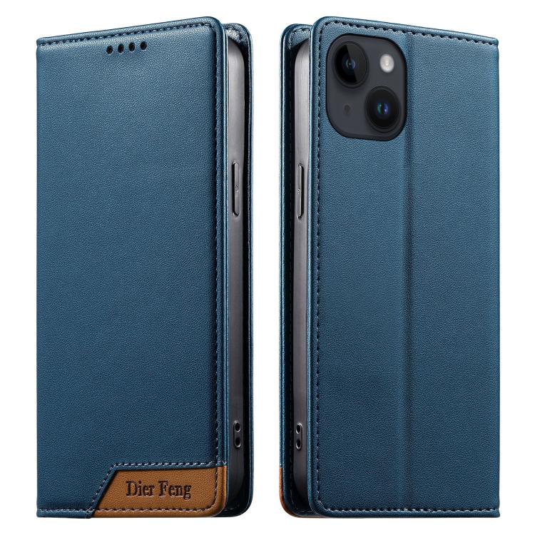 Capa de telemóvel em pele vegana com forte íman e RFID Dierfeng, para iPhone 16, para iPhone 15 Pro Max, para iPhone 15 Pro, para iPhone 15 Plus, para iPhone 15, para iPhone 14 Plus, para iPhone 14 / 13, para iPhone 14 Pro