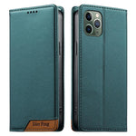 Dierfeng Capa para Telemóvel em Pele Vegana com RFID, Forte Íman e Costura, Para iPhone 11 Pro Max, Para iPhone 11, Para iPhone 11 Pro, Para iPhone X / XS, Para iPhone XR, Para iPhone XS Max, Para iPhone 8 Plus / 7 Plus