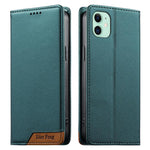 Dierfeng Capa para Telemóvel em Pele Vegana com RFID, Forte Íman e Costura, Para iPhone 11 Pro Max, Para iPhone 11, Para iPhone 11 Pro, Para iPhone X / XS, Para iPhone XR, Para iPhone XS Max, Para iPhone 8 Plus / 7 Plus