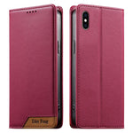 Dierfeng Capa para Telemóvel em Pele Vegana com RFID, Forte Íman e Costura, Para iPhone 11 Pro Max, Para iPhone 11, Para iPhone 11 Pro, Para iPhone X / XS, Para iPhone XR, Para iPhone XS Max, Para iPhone 8 Plus / 7 Plus