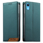 Dierfeng Capa para Telemóvel em Pele Vegana com RFID, Forte Íman e Costura, Para iPhone 11 Pro Max, Para iPhone 11, Para iPhone 11 Pro, Para iPhone X / XS, Para iPhone XR, Para iPhone XS Max, Para iPhone 8 Plus / 7 Plus