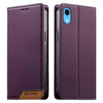 Dierfeng Capa para Telemóvel em Pele Vegana com RFID, Forte Íman e Costura, Para iPhone 11 Pro Max, Para iPhone 11, Para iPhone 11 Pro, Para iPhone X / XS, Para iPhone XR, Para iPhone XS Max, Para iPhone 8 Plus / 7 Plus