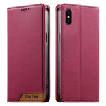 Dierfeng Capa para Telemóvel em Pele Vegana com RFID, Forte Íman e Costura, Para iPhone 11 Pro Max, Para iPhone 11, Para iPhone 11 Pro, Para iPhone X / XS, Para iPhone XR, Para iPhone XS Max, Para iPhone 8 Plus / 7 Plus