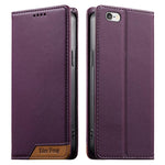 Dierfeng Splicing Strong Magnetic RFID Vegan Leather Phone Case, For iPhone 14 Pro Max, For iPhone SE 2022 / SE 2020 / 8 / 7, For iPhone 13 Pro Max, For iPhone 13 Pro, For iPhone 13 mini, For iPhone 12 / 12 Pro, For iPhone 12 Pro Max, For iPhone 12 mini
