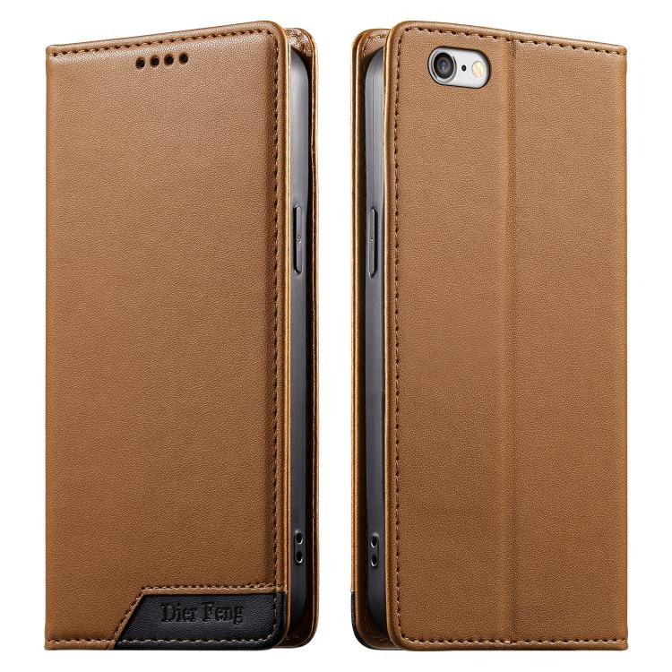 Dierfeng Capa para Telemóvel em Pele Vegana com RFID, Forte Íman e Costura, Para iPhone 11 Pro Max, Para iPhone 11, Para iPhone 11 Pro, Para iPhone X / XS, Para iPhone XR, Para iPhone XS Max, Para iPhone 8 Plus / 7 Plus