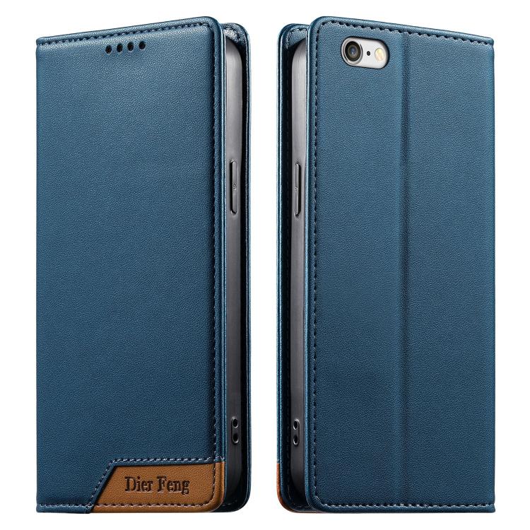 Dierfeng Capa para Telemóvel em Pele Vegana com RFID, Forte Íman e Costura, Para iPhone 11 Pro Max, Para iPhone 11, Para iPhone 11 Pro, Para iPhone X / XS, Para iPhone XR, Para iPhone XS Max, Para iPhone 8 Plus / 7 Plus