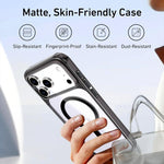 Capa de telemóvel magnética colorida cristal, para iPhone 17 Pro Max, para iPhone 17 Pro