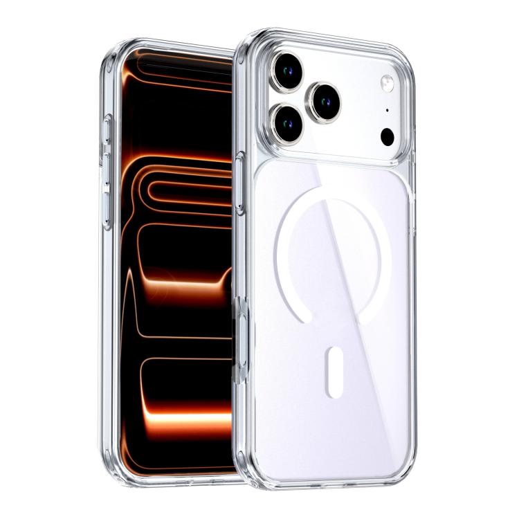 Capa de telemóvel magnética colorida cristal, para iPhone 17 Pro Max, para iPhone 17 Pro