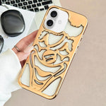Capa para telemóvel TPU com dissipação de calor, recortes e acabamento eletroplatinado, para iPhone 17 Pro Max, para iPhone 17 Pro, para iPhone 17, para iPhone 16 Pro Max, para iPhone 16 Pro, para iPhone 16