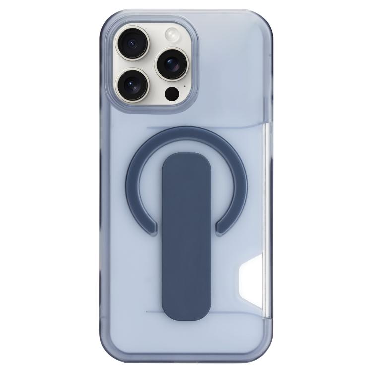 Capa magnética para telemóvel com suporte translúcido e slot para cartão, para iPhone 17 Pro Max, para iPhone 17 Pro, para iPhone 17, para iPhone Air, para iPhone 16 Pro Max, para iPhone 16 Pro, para iPhone 16, para iPhone 15 Pro Max