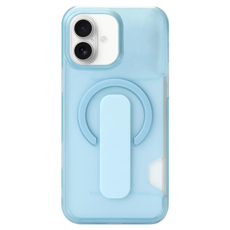 Capa magnética para telemóvel com suporte translúcido e slot para cartão, para iPhone 17 Pro Max, para iPhone 17 Pro, para iPhone 17, para iPhone Air, para iPhone 16 Pro Max, para iPhone 16 Pro, para iPhone 16, para iPhone 15 Pro Max