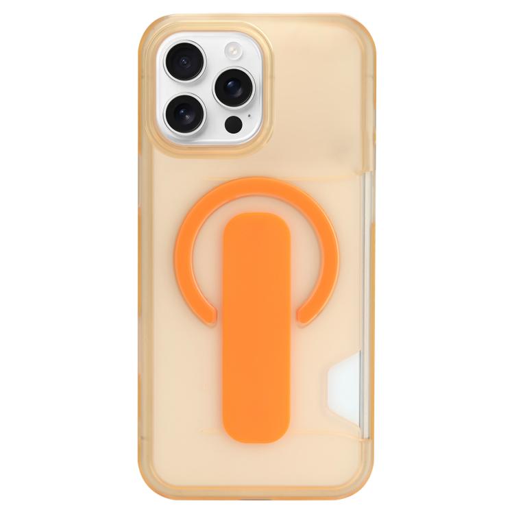 Capa magnética para telemóvel com suporte translúcido e slot para cartão, para iPhone 17 Pro Max, para iPhone 17 Pro, para iPhone 17, para iPhone Air, para iPhone 16 Pro Max, para iPhone 16 Pro, para iPhone 16, para iPhone 15 Pro Max
