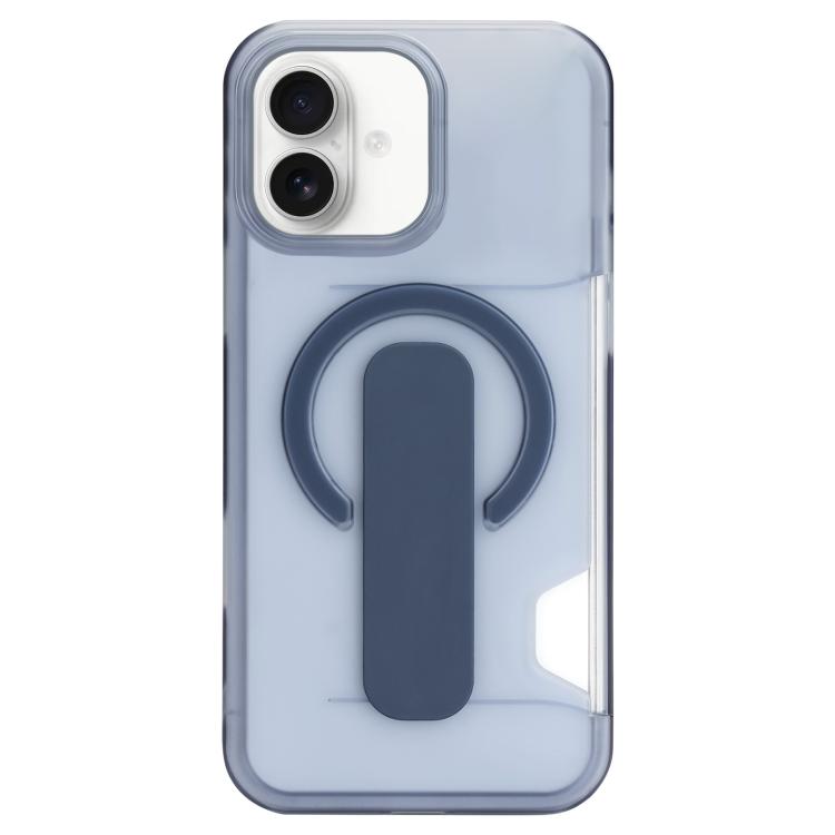 Capa magnética para telemóvel com suporte translúcido e slot para cartão, para iPhone 17 Pro Max, para iPhone 17 Pro, para iPhone 17, para iPhone Air, para iPhone 16 Pro Max, para iPhone 16 Pro, para iPhone 16, para iPhone 15 Pro Max