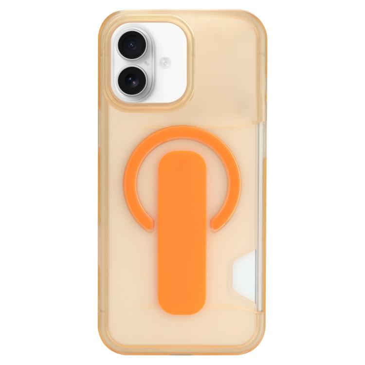 Capa magnética para telemóvel com suporte translúcido e slot para cartão, para iPhone 17 Pro Max, para iPhone 17 Pro, para iPhone 17, para iPhone Air, para iPhone 16 Pro Max, para iPhone 16 Pro, para iPhone 16, para iPhone 15 Pro Max