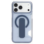 Capa magnética para telemóvel com suporte translúcido e slot para cartão, para iPhone 17 Pro Max, para iPhone 17 Pro, para iPhone 17, para iPhone Air, para iPhone 16 Pro Max, para iPhone 16 Pro, para iPhone 16, para iPhone 15 Pro Max