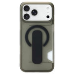 Capa magnética para telemóvel com suporte translúcido e slot para cartão, para iPhone 17 Pro Max, para iPhone 17 Pro, para iPhone 17, para iPhone Air, para iPhone 16 Pro Max, para iPhone 16 Pro, para iPhone 16, para iPhone 15 Pro Max
