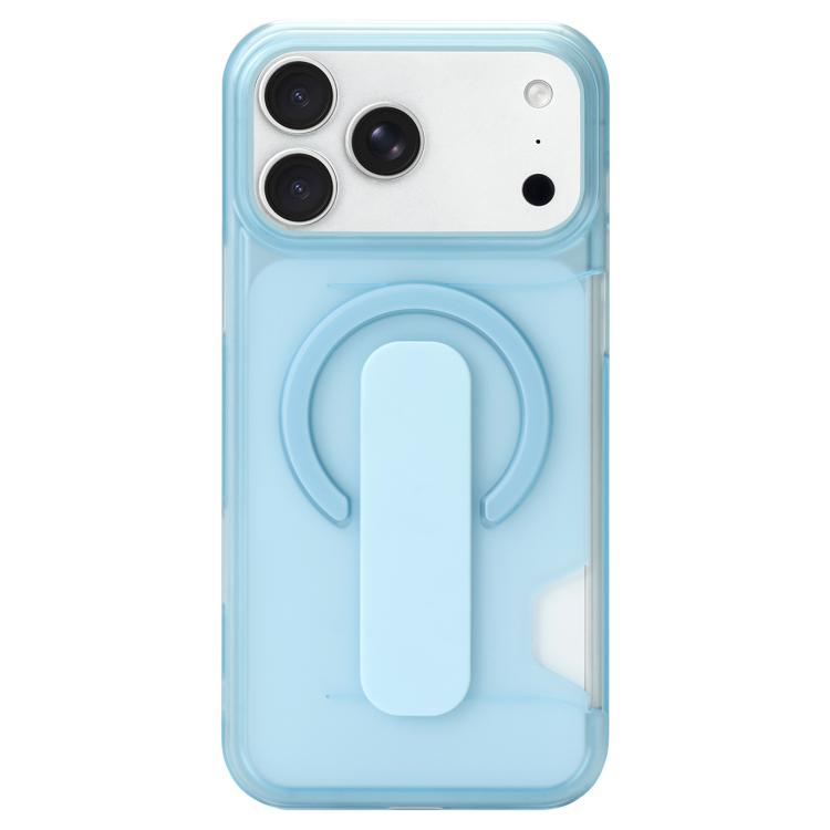 Capa magnética para telemóvel com suporte translúcido e slot para cartão, para iPhone 17 Pro Max, para iPhone 17 Pro, para iPhone 17, para iPhone Air, para iPhone 16 Pro Max, para iPhone 16 Pro, para iPhone 16, para iPhone 15 Pro Max