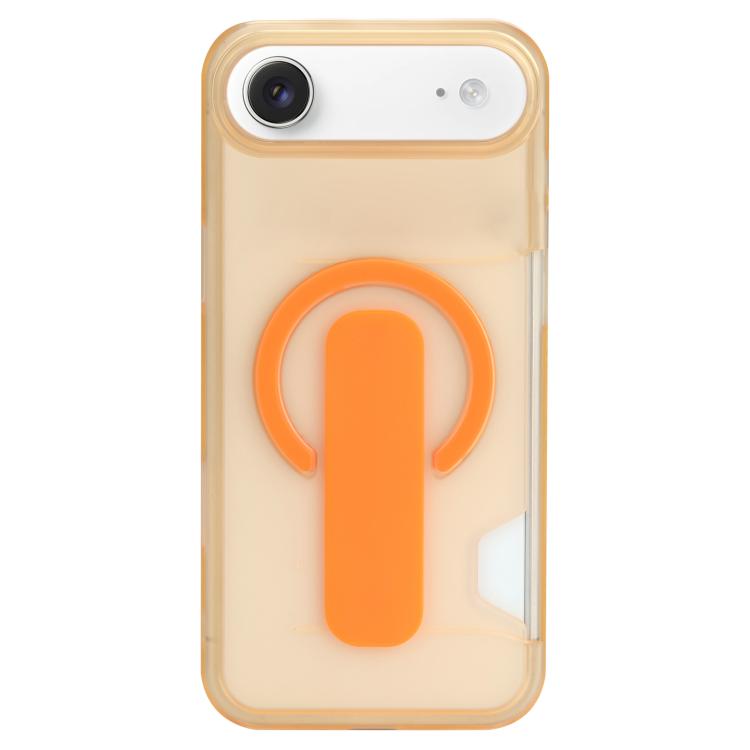 Capa magnética para telemóvel com suporte translúcido e slot para cartão, para iPhone 17 Pro Max, para iPhone 17 Pro, para iPhone 17, para iPhone Air, para iPhone 16 Pro Max, para iPhone 16 Pro, para iPhone 16, para iPhone 15 Pro Max
