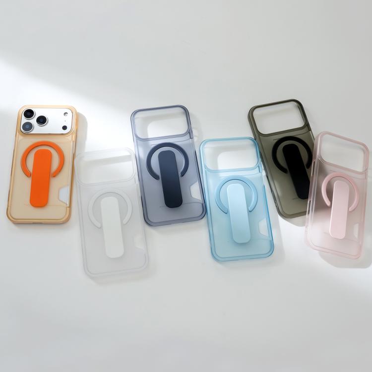 Capa magnética para telemóvel com suporte translúcido e slot para cartão, para iPhone 17 Pro Max, para iPhone 17 Pro, para iPhone 17, para iPhone Air, para iPhone 16 Pro Max, para iPhone 16 Pro, para iPhone 16, para iPhone 15 Pro Max