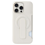 Capa magnética para telemóvel com suporte e slot para cartão com sensação de pele, para iPhone 17 Pro Max, para iPhone 17 Pro, para iPhone 17, para iPhone Air, para iPhone 16 Pro Max, para iPhone 16 Pro, para iPhone 16, para iPhone 15 Pro Max