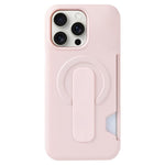 Capa magnética para telemóvel com suporte e slot para cartão com sensação de pele, para iPhone 17 Pro Max, para iPhone 17 Pro, para iPhone 17, para iPhone Air, para iPhone 16 Pro Max, para iPhone 16 Pro, para iPhone 16, para iPhone 15 Pro Max