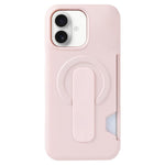 Capa magnética para telemóvel com suporte e slot para cartão com sensação de pele, para iPhone 17 Pro Max, para iPhone 17 Pro, para iPhone 17, para iPhone Air, para iPhone 16 Pro Max, para iPhone 16 Pro, para iPhone 16, para iPhone 15 Pro Max