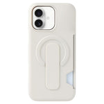Capa magnética para telemóvel com suporte e slot para cartão com sensação de pele, para iPhone 17 Pro Max, para iPhone 17 Pro, para iPhone 17, para iPhone Air, para iPhone 16 Pro Max, para iPhone 16 Pro, para iPhone 16, para iPhone 15 Pro Max