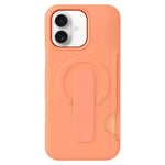Capa magnética para telemóvel com suporte e slot para cartão com sensação de pele, para iPhone 17 Pro Max, para iPhone 17 Pro, para iPhone 17, para iPhone Air, para iPhone 16 Pro Max, para iPhone 16 Pro, para iPhone 16, para iPhone 15 Pro Max
