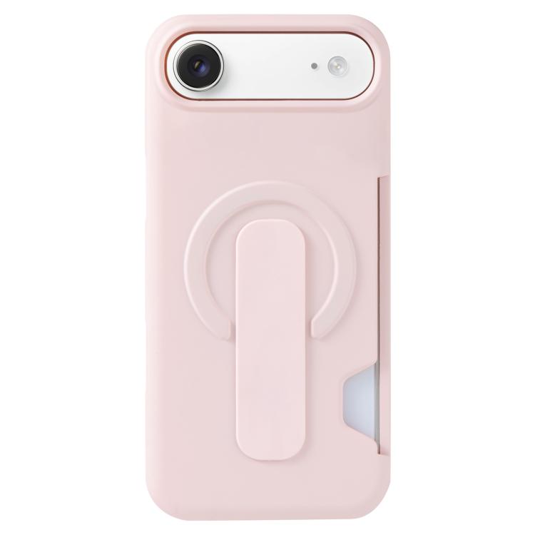 Capa magnética para telemóvel com suporte e slot para cartão com sensação de pele, para iPhone 17 Pro Max, para iPhone 17 Pro, para iPhone 17, para iPhone Air, para iPhone 16 Pro Max, para iPhone 16 Pro, para iPhone 16, para iPhone 15 Pro Max