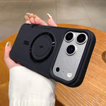 Capa para telemóvel TPU anti-impactos com anel magnético metálico, para iPhone 17 Pro Max, para iPhone 17 Pro, para iPhone 17, para iPhone Air, para iPhone 16 Pro Max, para iPhone 16 Pro, para iPhone 16, para iPhone 15 Pro Max