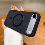 Capa para telemóvel TPU anti-impactos com anel magnético metálico, para iPhone 17 Pro Max, para iPhone 17 Pro, para iPhone 17, para iPhone Air, para iPhone 16 Pro Max, para iPhone 16 Pro, para iPhone 16, para iPhone 15 Pro Max