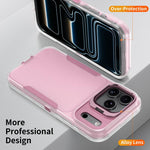 Capa para telemóvel com suporte para lente de viajante, para iPhone 17e / 16e / 14 / 13, para iPhone 17 Pro Max, para iPhone 17 Pro, para iPhone 16 Pro Max, para iPhone 16 Pro, para iPhone 15 Pro Max, para iPhone 15 Pro, para iPhone 15 Plus / 14 Plus
