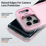 Capa para telemóvel com suporte para lente de viajante, para iPhone 17e / 16e / 14 / 13, para iPhone 17 Pro Max, para iPhone 17 Pro, para iPhone 16 Pro Max, para iPhone 16 Pro, para iPhone 15 Pro Max, para iPhone 15 Pro, para iPhone 15 Plus / 14 Plus