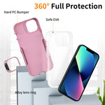 Estojo para telemóvel com suporte para lente Traveler, para iPhone 15, para iPhone 14 Pro, para iPhone 14 Pro Max, para iPhone 13 Pro Max / 12 Pro Max, para iPhone 13 Pro, para iPhone 12 / 12 Pro, para iPhone 11
