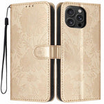 Capa para telemóvel em pele vegana com relevo de girassol e cordão preto pequeno, para iPhone 16e / 17e, para iPhone 17 Pro Max, para iPhone 17 Pro, para iPhone 17, para iPhone Air, para iPhone 16 Pro Max, para iPhone 16 Pro, para iPhone 16 Plus