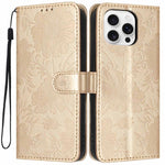 Capa para telemóvel em pele vegana com relevo de girassol e cordão preto pequeno, para iPhone 16e / 17e, para iPhone 17 Pro Max, para iPhone 17 Pro, para iPhone 17, para iPhone Air, para iPhone 16 Pro Max, para iPhone 16 Pro, para iPhone 16 Plus