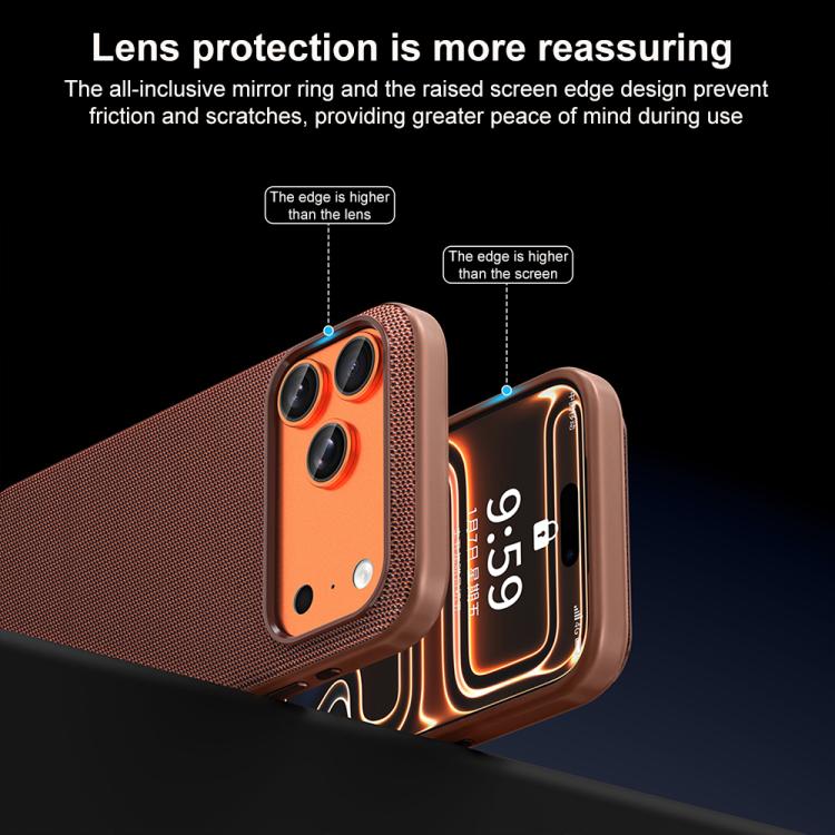 Capa de Telemóvel Magnética em PC com Textura de Tecido Tecnológico e Botão de Câmara AI, Para iPhone 15, Para iPhone 14, Para iPhone 14 Pro, Para iPhone 14 Pro Max, Para iPhone 13 Pro Max, Para iPhone 13 Pro, Para iPhone 13