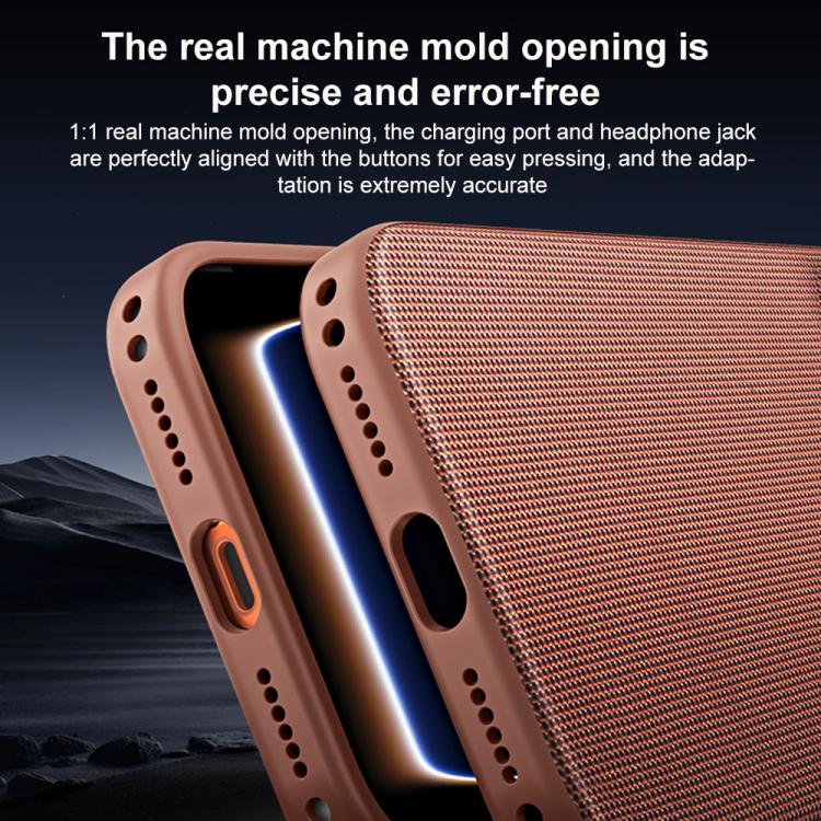 Capa de Telemóvel Magnética em PC com Textura de Tecido Tecnológico e Botão de Câmara AI, Para iPhone 15, Para iPhone 14, Para iPhone 14 Pro, Para iPhone 14 Pro Max, Para iPhone 13 Pro Max, Para iPhone 13 Pro, Para iPhone 13