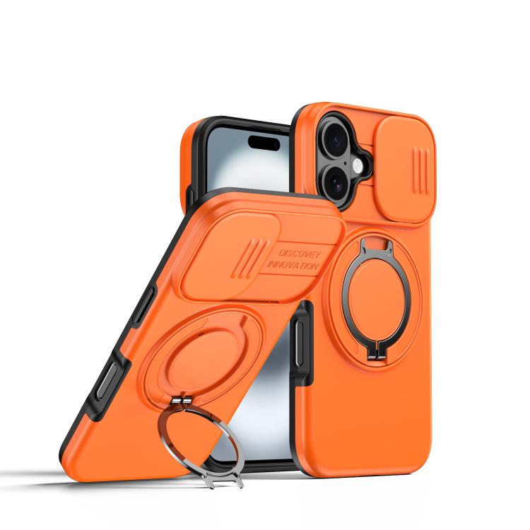 Capa para telemóvel com suporte magnético e escudo deslizante para câmara com rotação, Para iPhone 17 Pro Max, Para iPhone 17 Pro, Para iPhone 17, Para iPhone Air, Para iPhone 16 Pro Max, Para iPhone 16 Pro