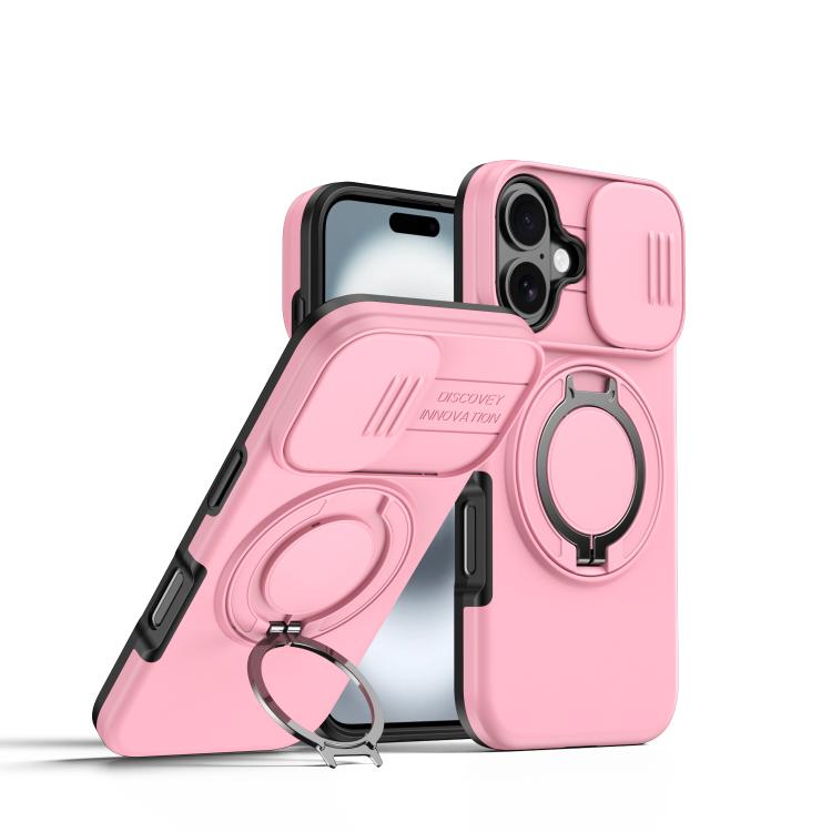 Capa para telemóvel com suporte magnético e escudo deslizante para câmara com rotação, Para iPhone 17 Pro Max, Para iPhone 17 Pro, Para iPhone 17, Para iPhone Air, Para iPhone 16 Pro Max, Para iPhone 16 Pro