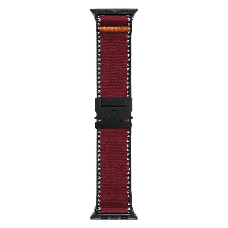 Pulseira de Relógio com Fivela de Paraquedas em Nylon Wild Path xDfind, Para Apple Watch 42 / 44 / 45 / 46 / 49mm, Para Apple Watch 38 / 40 / 41 / S11 42mm