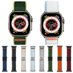Pulseira de Relógio com Fivela de Paraquedas em Nylon Wild Path xDfind, Para Apple Watch 42 / 44 / 45 / 46 / 49mm, Para Apple Watch 38 / 40 / 41 / S11 42mm