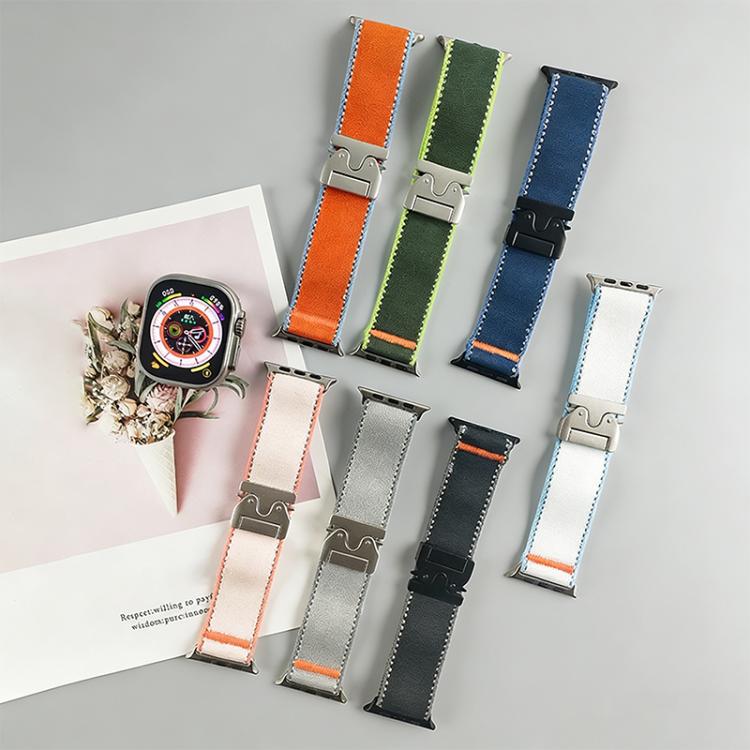 Pulseira de Relógio com Fivela de Paraquedas em Nylon Wild Path xDfind, Para Apple Watch 42 / 44 / 45 / 46 / 49mm, Para Apple Watch 38 / 40 / 41 / S11 42mm