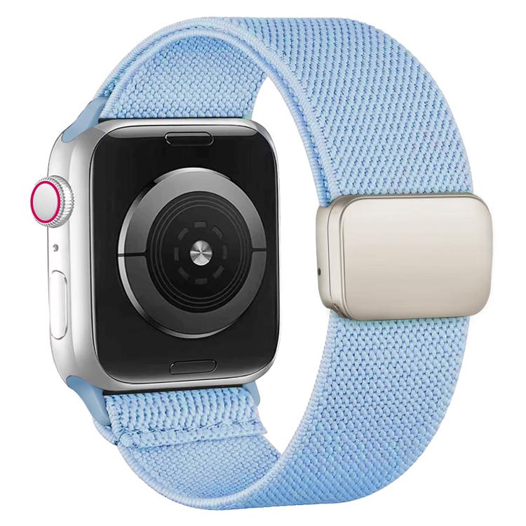 Pulseira de Relógio com Fivela Magnética e Textura Twill em Nylon xDfind, Para Apple Watch 42 / 44 / 45 / 46 / 49mm, Para Apple Watch 38 / 40 / 41 / S11 42mm