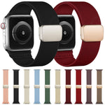 Pulseira de Relógio com Fivela Magnética e Textura Twill em Nylon xDfind, Para Apple Watch 42 / 44 / 45 / 46 / 49mm, Para Apple Watch 38 / 40 / 41 / S11 42mm