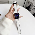 Pulseira de Relógio com Fivela Magnética em Pele Vegana com Textura Litchi xDfind, Para Apple Watch 42 / 44 / 45 / 46 / 49mm, Para Apple Watch 38 / 40 / 41 / S11 42mm