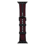Pulseira de Relógio em Silicone com Trança Híbrida de Nylon Flame xDfind, Para Apple Watch 42 / 44 / 45 / 46 / 49mm, Para Apple Watch 38 / 40 / 41 / S11 42mm
